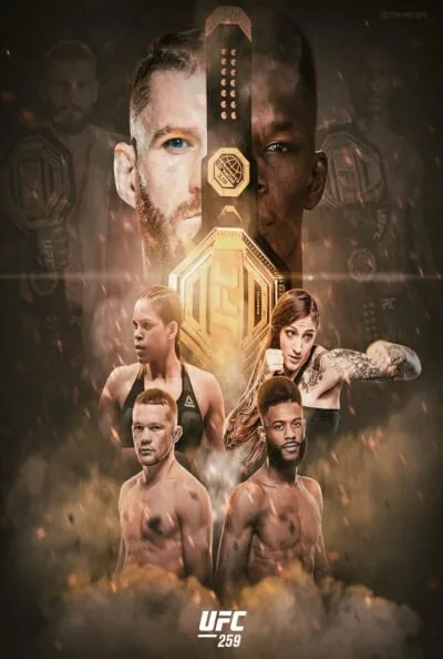 UFC 259 on TVora
